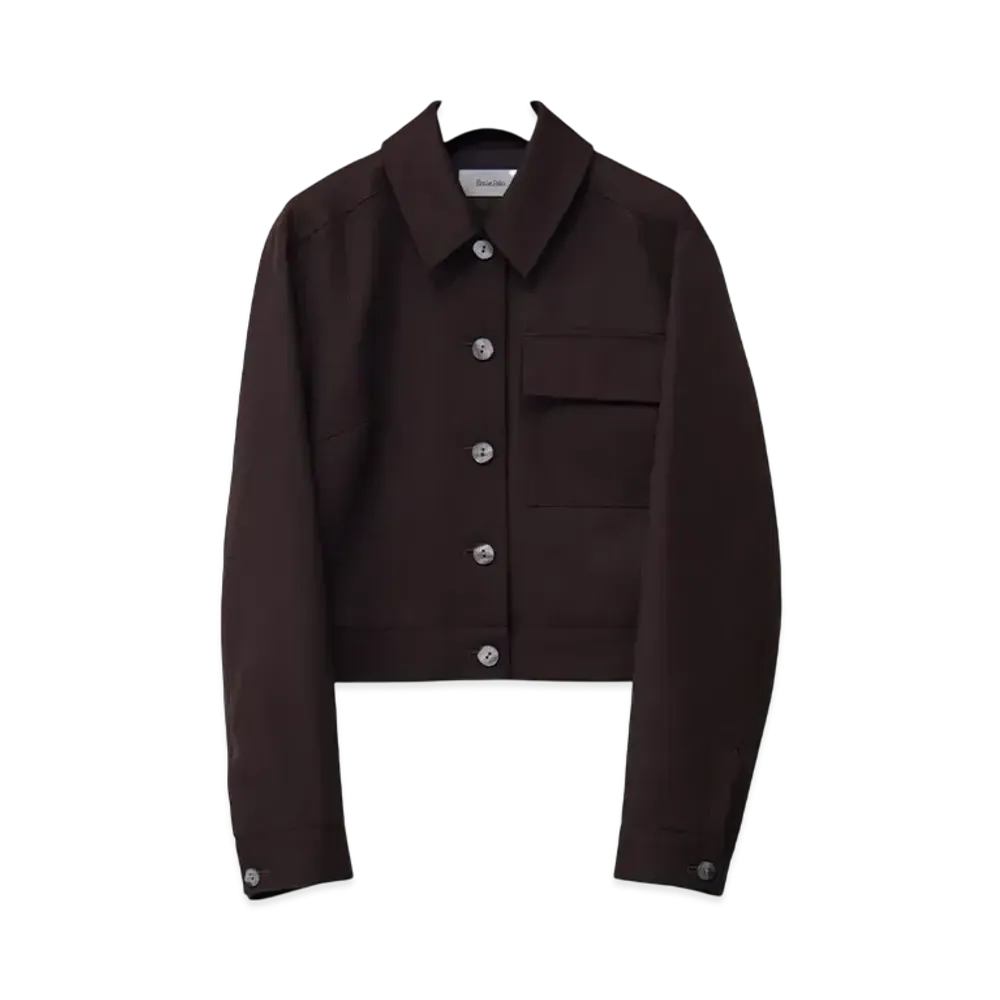 Ernie Palo Wool Short Blouson (Femme) "Brown"