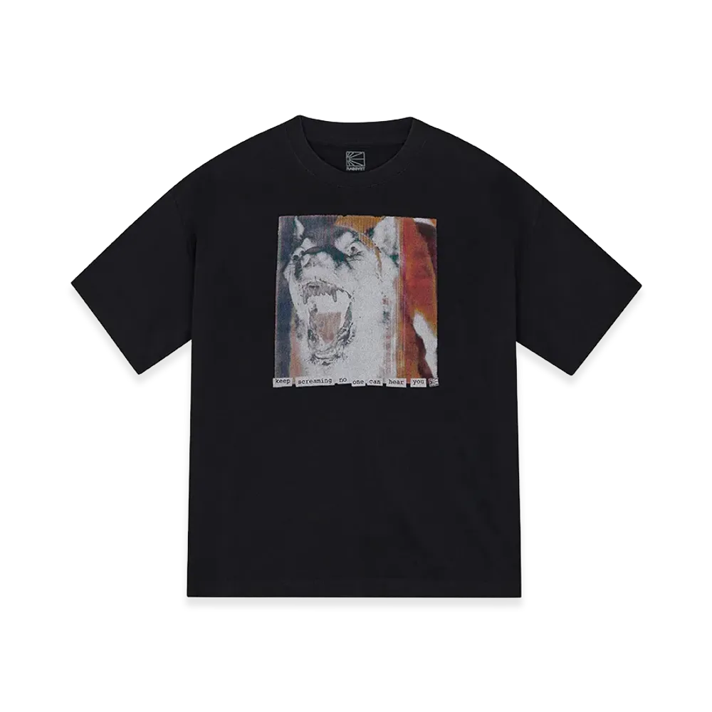 RASSVET Men Scream Tee Shirt Knit "Black"