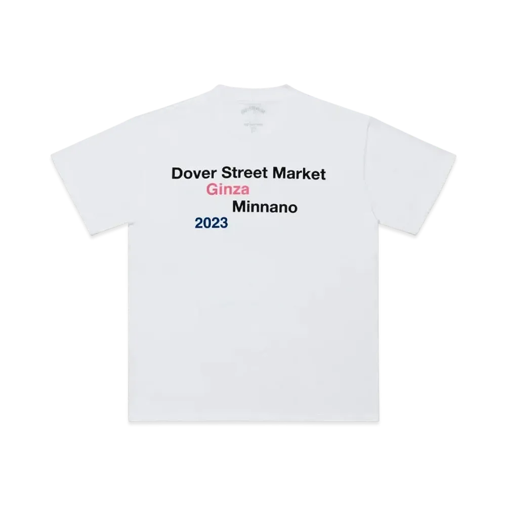 MIN-NANO x Dover Street Market Ginza Smile Tee 2 "White"