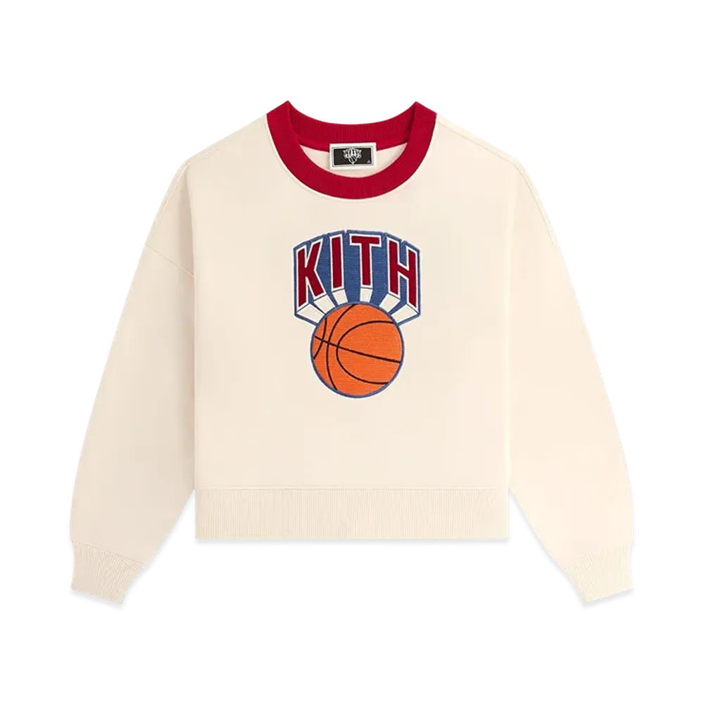 Kith Kids for the New York Knicks Nelson Crewneck "Sandrift"
