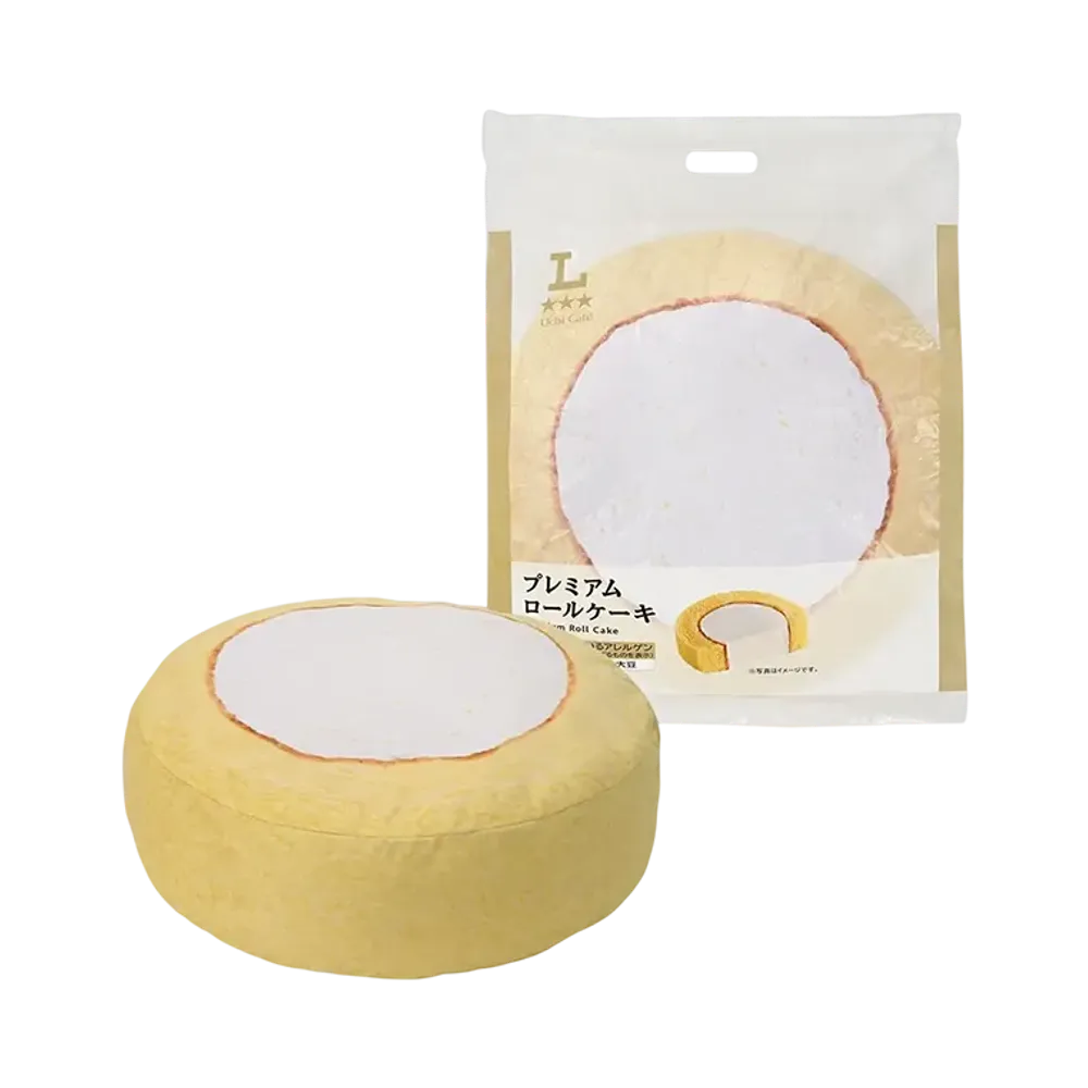 BANDAI "Ichiban Kuji" -LAWSON ~50th Anniversary~- Last One Prize Premium roll cake cushion