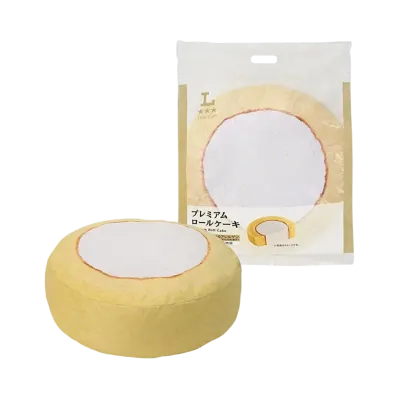 BANDAI "Ichiban Kuji" -LAWSON ~50th Anniversary~- Last One Prize Premium roll cake cushion