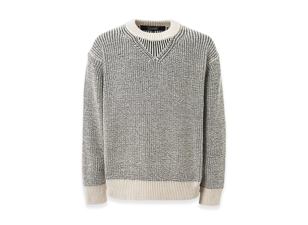 COMME des GARCONS HOMME Low Gauge Knit "White"