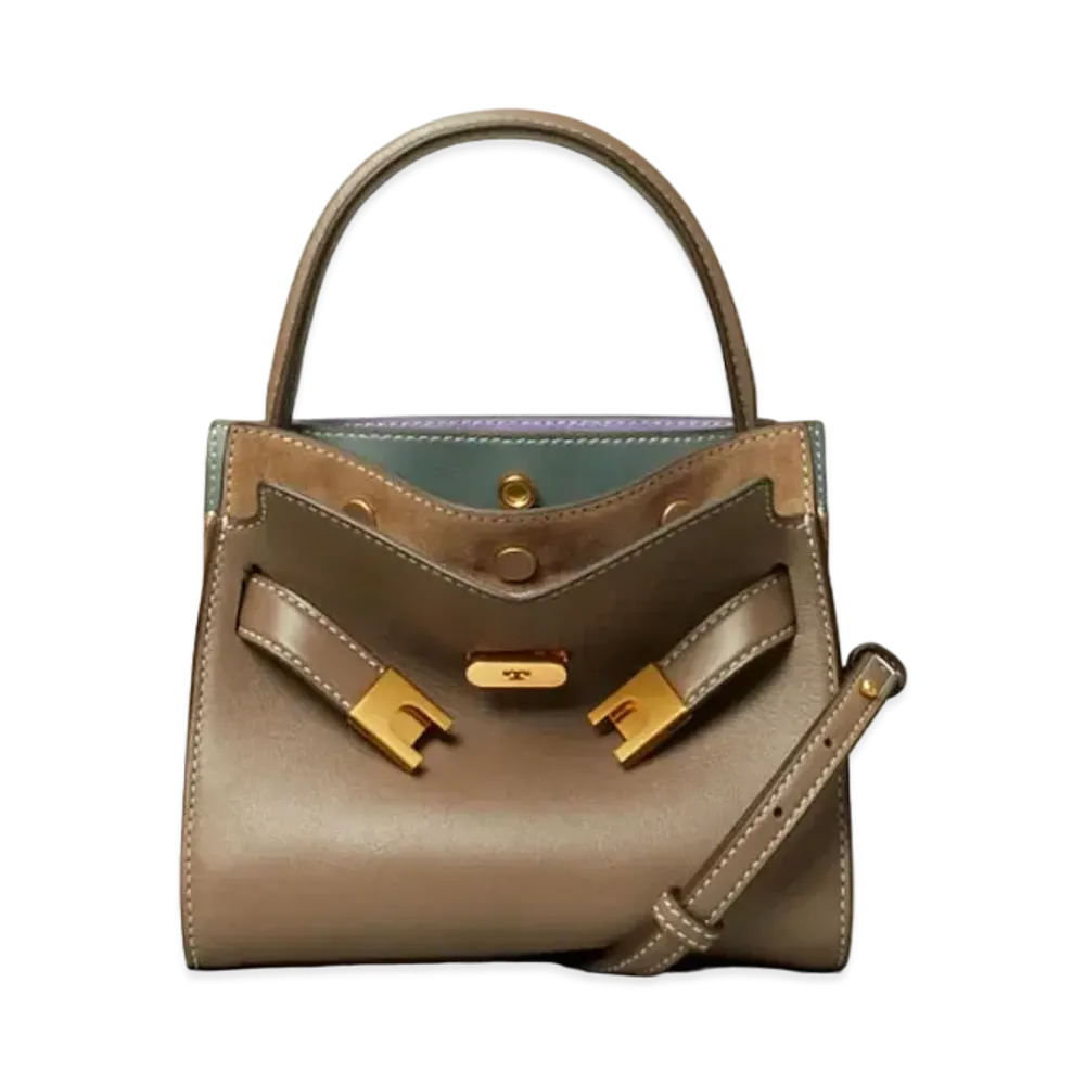 Tory Burch Lee Radziwill Petite Double Bag "Clam Shell"