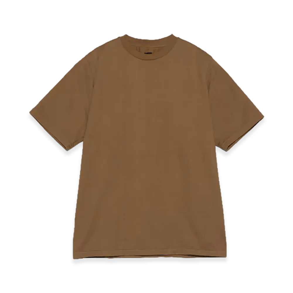 Graphpaper minus Botanical Dyed S/S Tee "Brown"