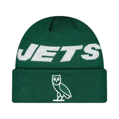 NEW ERA x OVO Cuff Knit NFL New York Jets "Green"