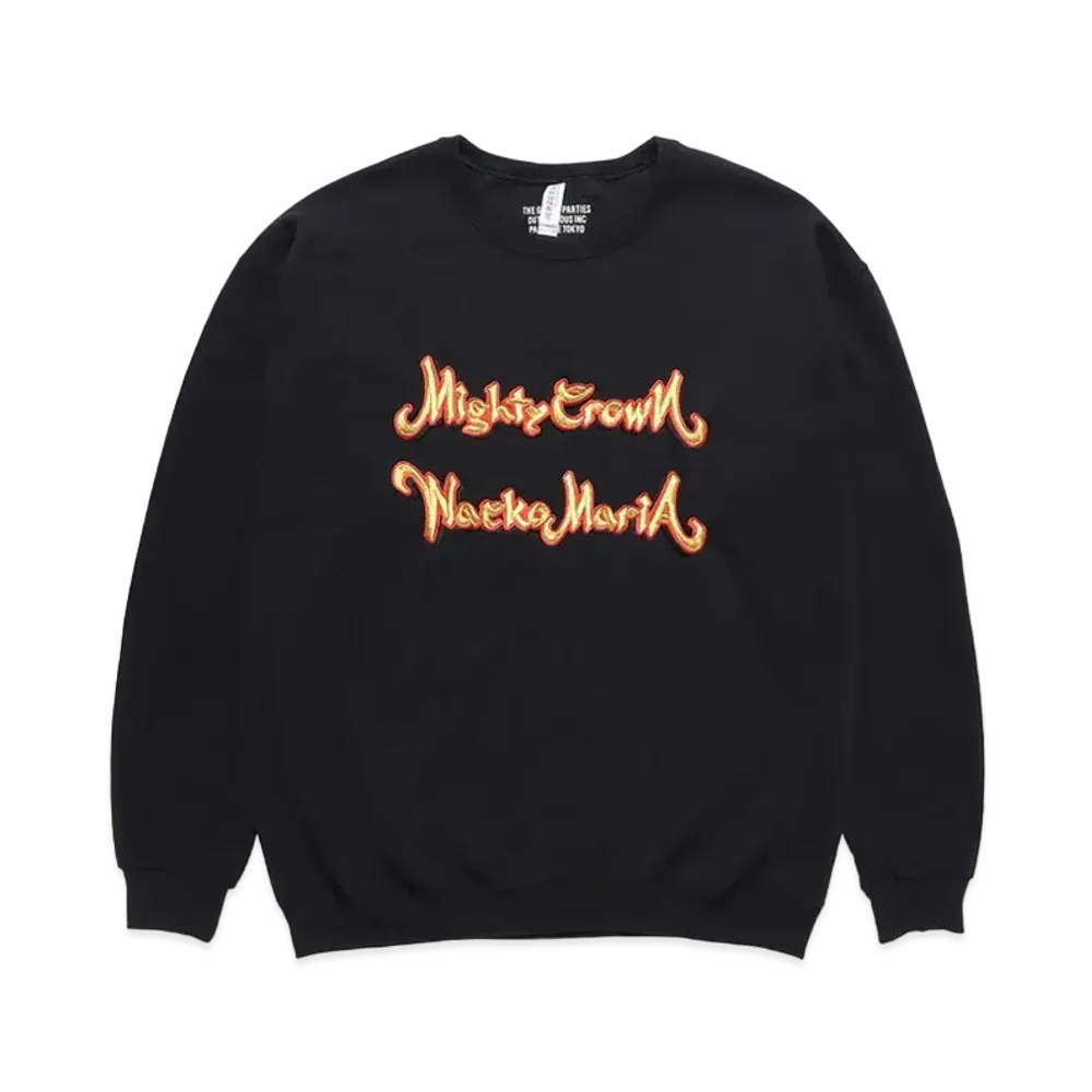 WACKO MARIA MIGHTY CROWN / SWEAT SHIRT "Black"