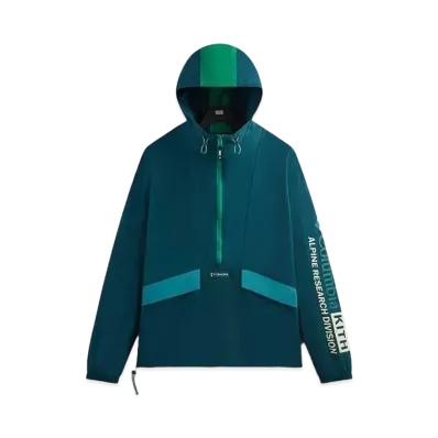 Kith x Columbia Wind Anorak "Midnight Teal"