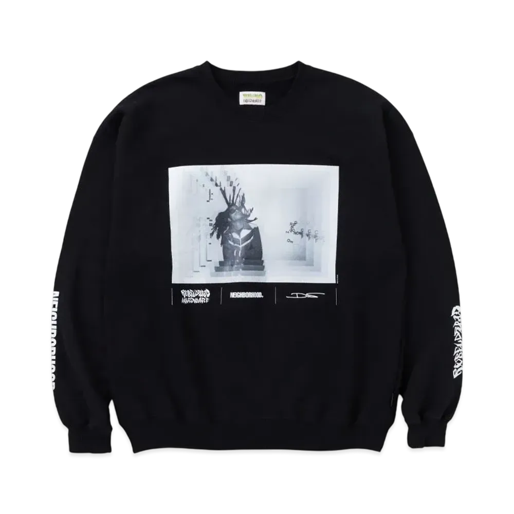 NEIGHBORHOOD x REBEL DREAD HARDWARE . Sweat Shirt LS "Black"