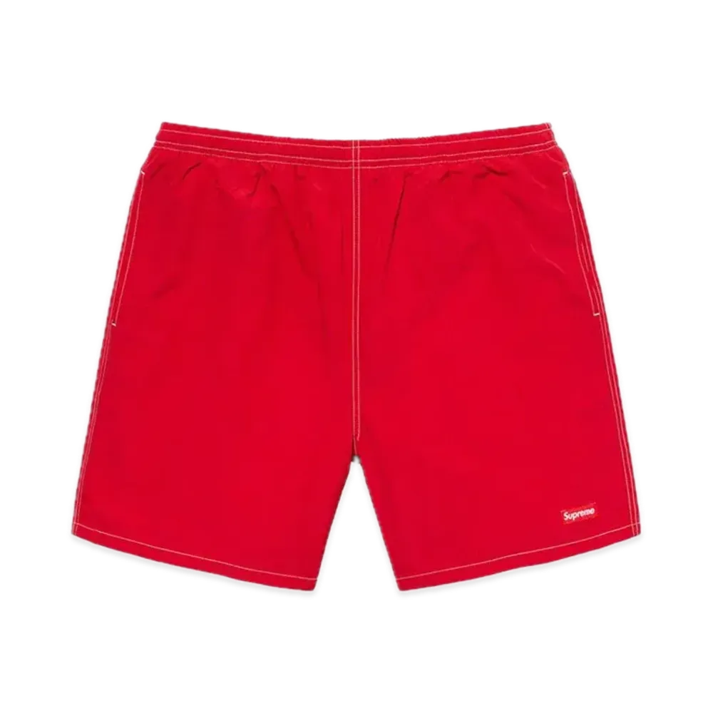 Supreme Arc Logo Water Short "Red"