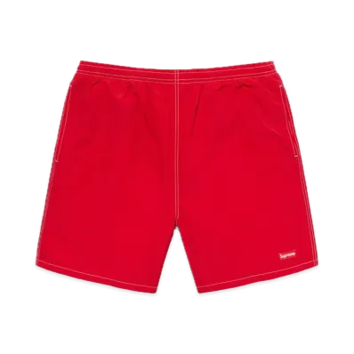 Supreme Arc Logo Water Short "Red"
