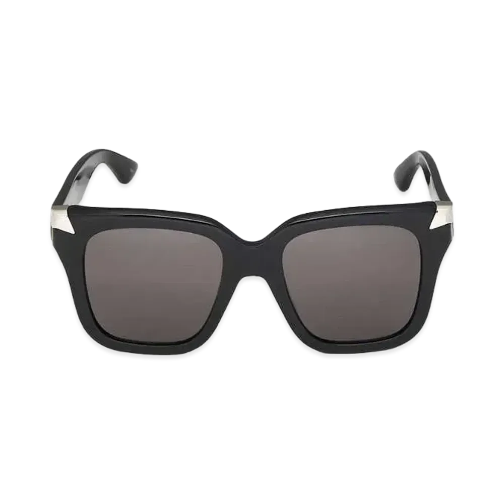 Alexander McQUEEN Punk Rivet Oversized Sunglasses "Black"