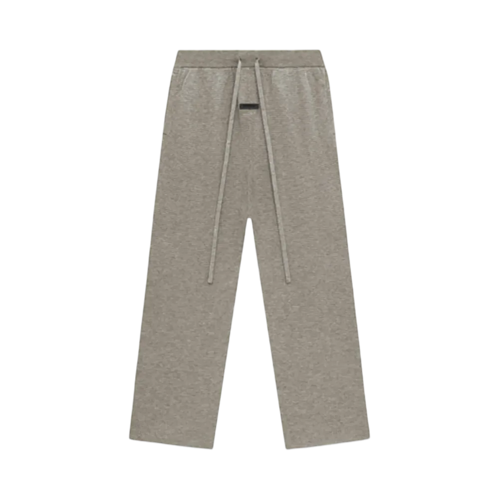 FEAR OF GOD Essentials Women's Waffle Relaxed Pant "Heather Gray"