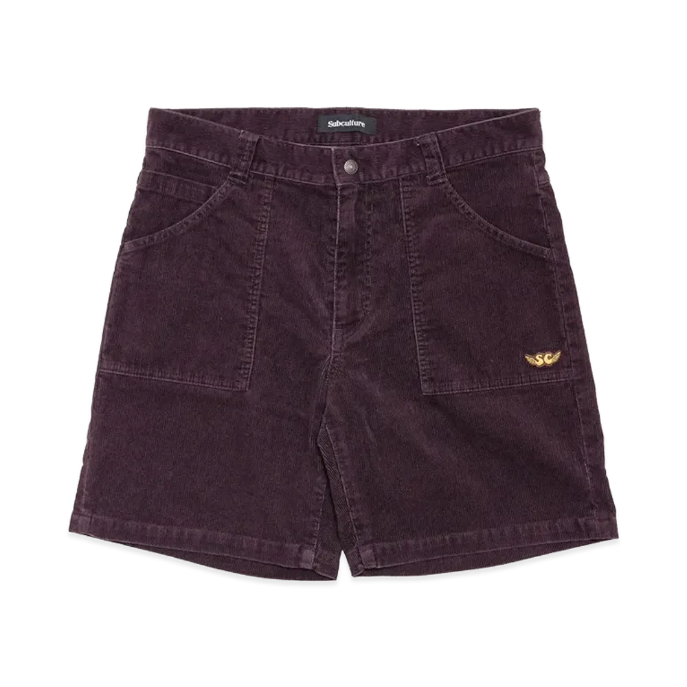 SubCulture 2026 Corduroy Shorts "Purple"