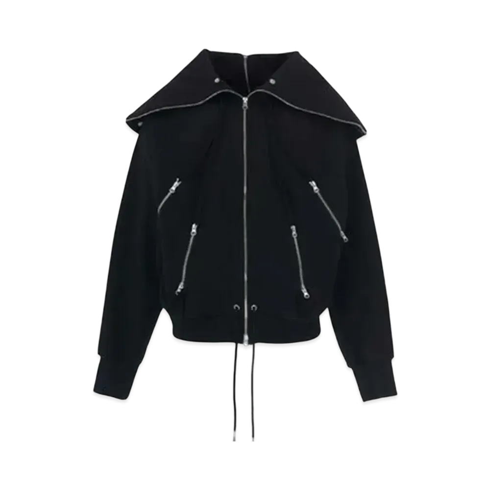 SURGERY Back-Forth Sweat Jacket "Black"