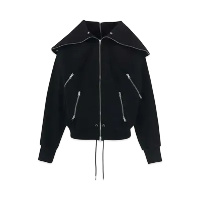 SURGERY Back-Forth Sweat Jacket "Black"
