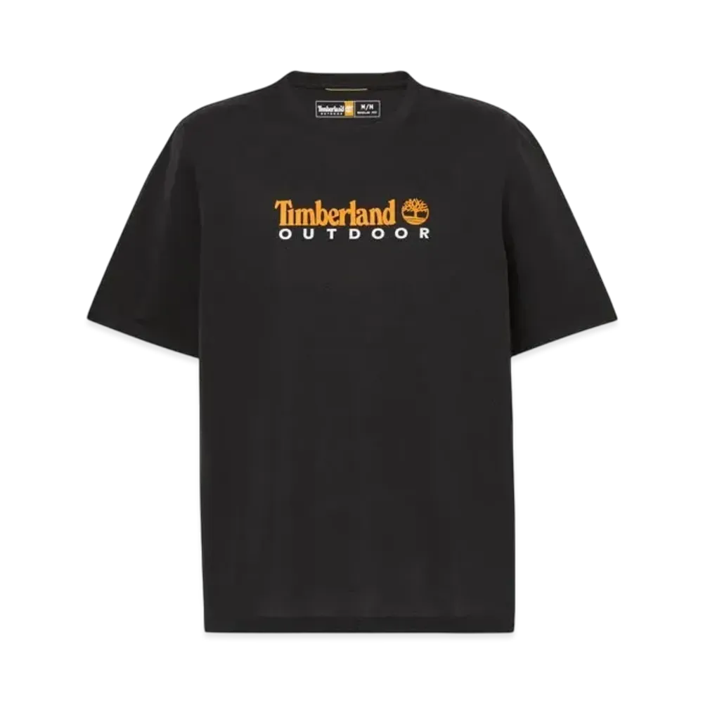 Timberland Men's Short Sleeve Anti UV Print Tee "Black"