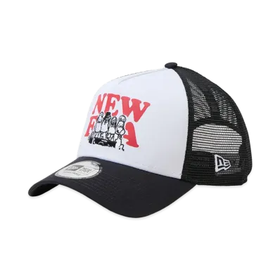 NEW ERA x Moomin Music 9Forty A-Frame Trucker "White/Navy"