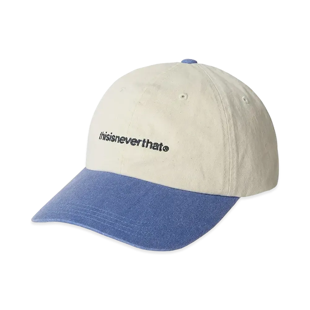 thisisneverthat T-Logo Cap "Ivory/Blue"