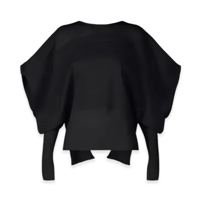 ISSEY MIYAKE Thin And Thick Knit "Black"