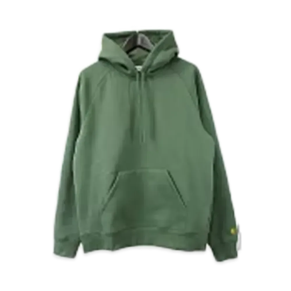 Carhartt WIP Chase Logo Sweat Hoodie "Thyme/Gold Olive"