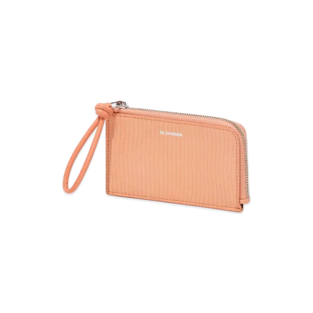 Jil Sander Women's Coin Case Giro Envelope EW "Peach Pearl"