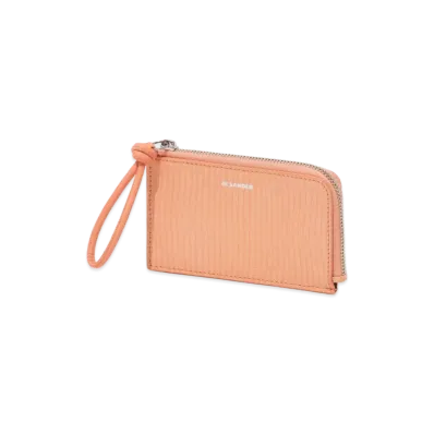 Jil Sander Women's Coin Case Giro Envelope EW "Peach Pearl"