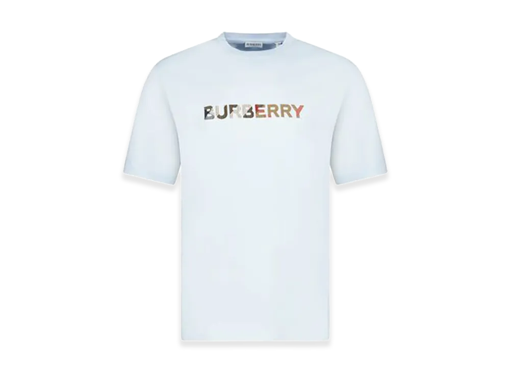 Burberry Ellison Cotton T-shirt "Blue"