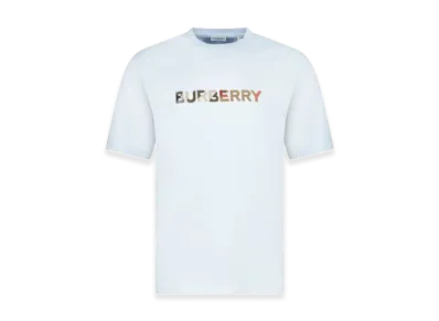 Burberry Ellison Cotton T-shirt "Blue"