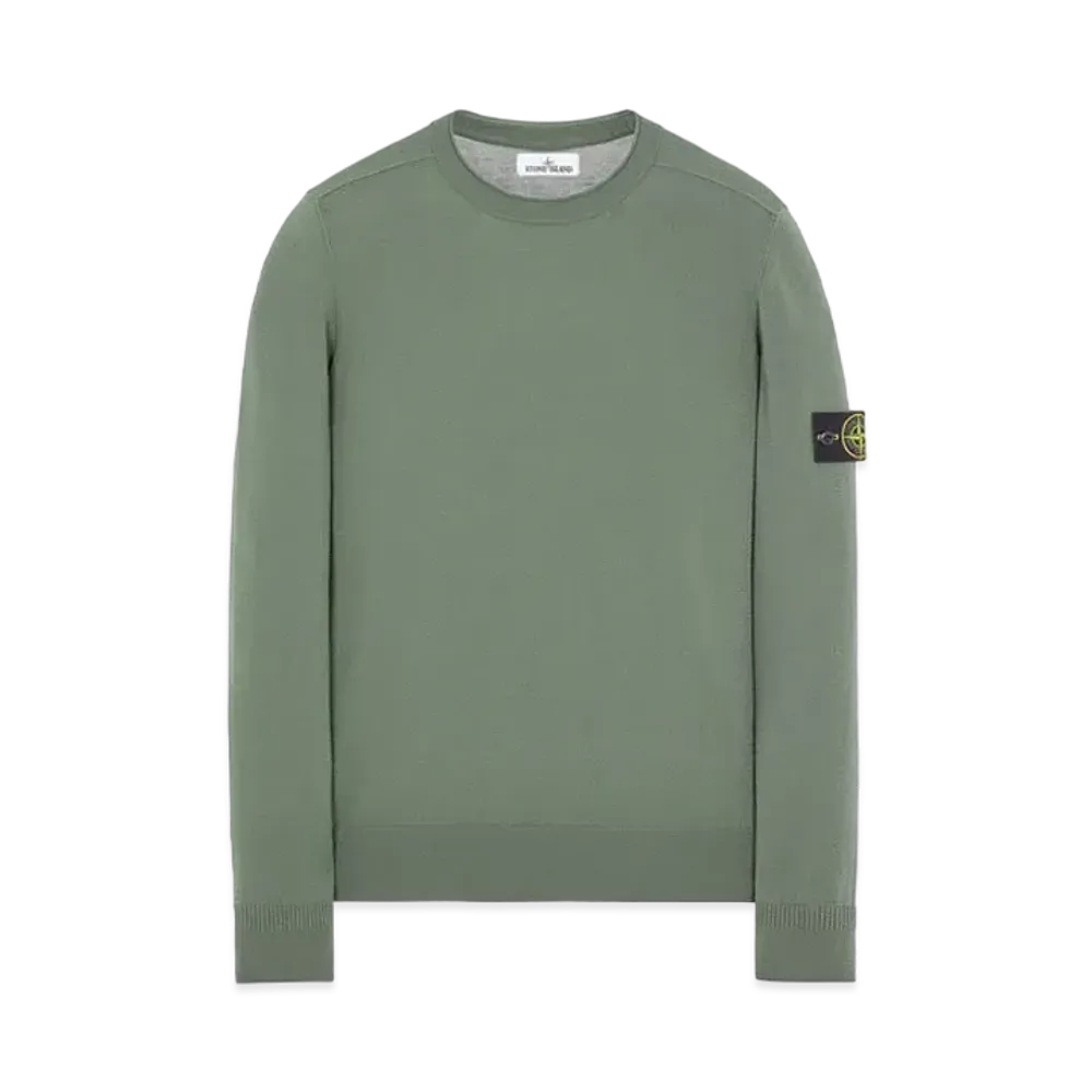 Stone Island 511A1 STRETCH WOOL "Sage Green"