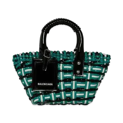 BALENCIAGA Women's Bistro XXS Basket With Strap "Black"