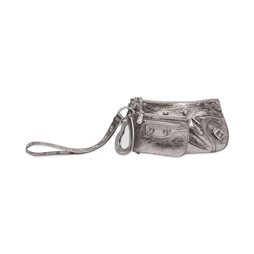 BALENCIAGA Le Cagole Minimal Chipotometallic "Silver"