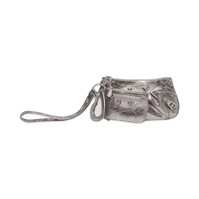 BALENCIAGA Le Cagole Minimal Chipotometallic "Silver"