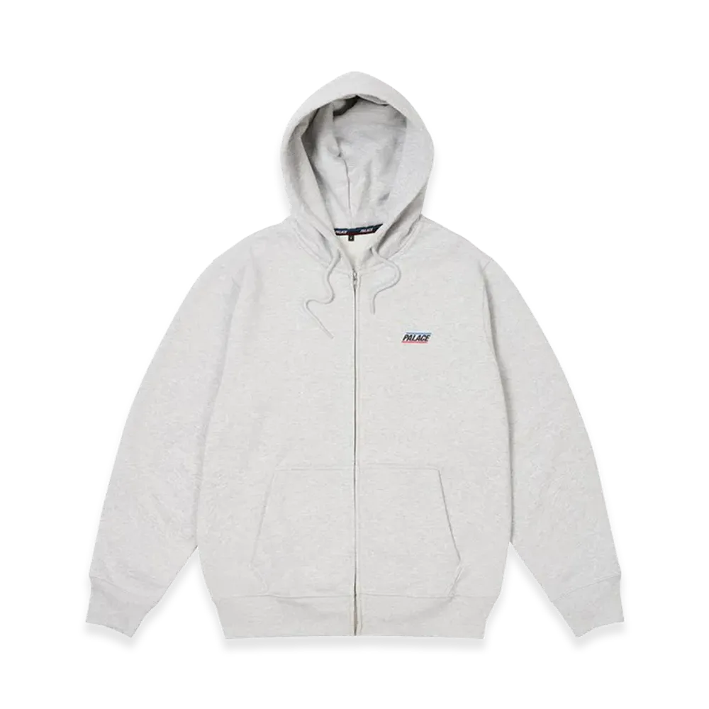 PALACE Basically A Zip Hood "Grey Marl"