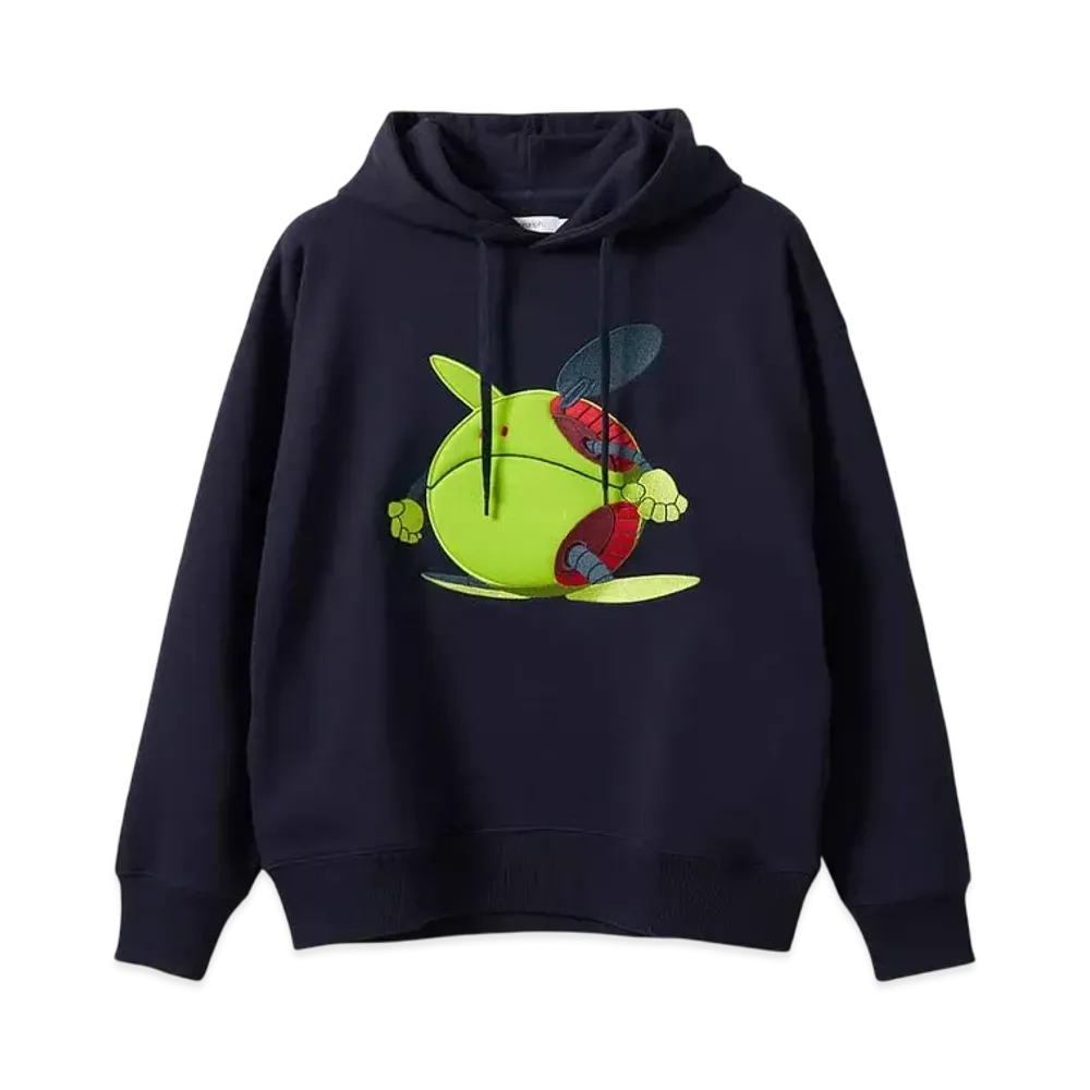 graniph x STRICT-G/Mobile Suit Gundam Haro Fleece Drop Shoulder Parka "Navy"