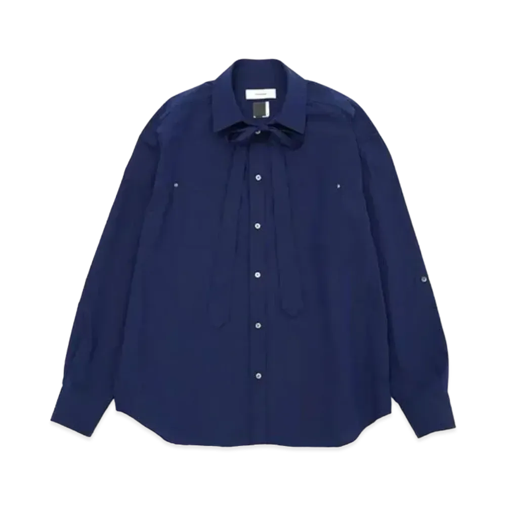 FACETASM Ribbon Shirt "Navy"