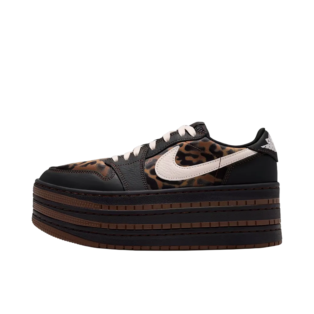 Nike Women's Air Jordan 1 Triple Stack "Leopard/Black/Cacao Wow"
