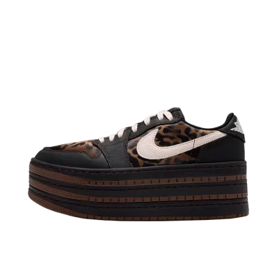 Nike Women's Air Jordan 1 Triple Stack "Leopard/Black/Cacao Wow"