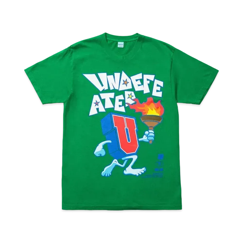 UNDEFEATED TORCH RUN S/S TEE - 80158 "Green"