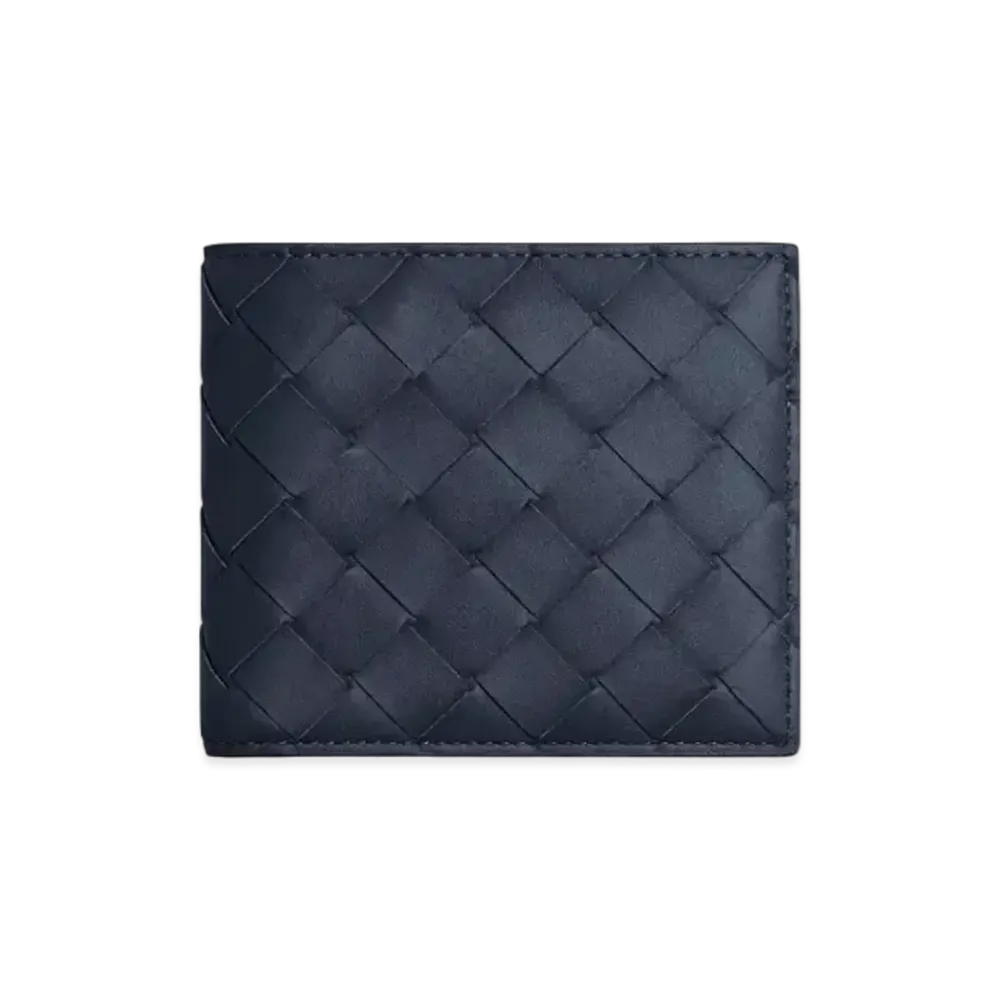 Bottega Veneta Intrecciato Calfskin Bi-fold Wallet "Space/Cob"