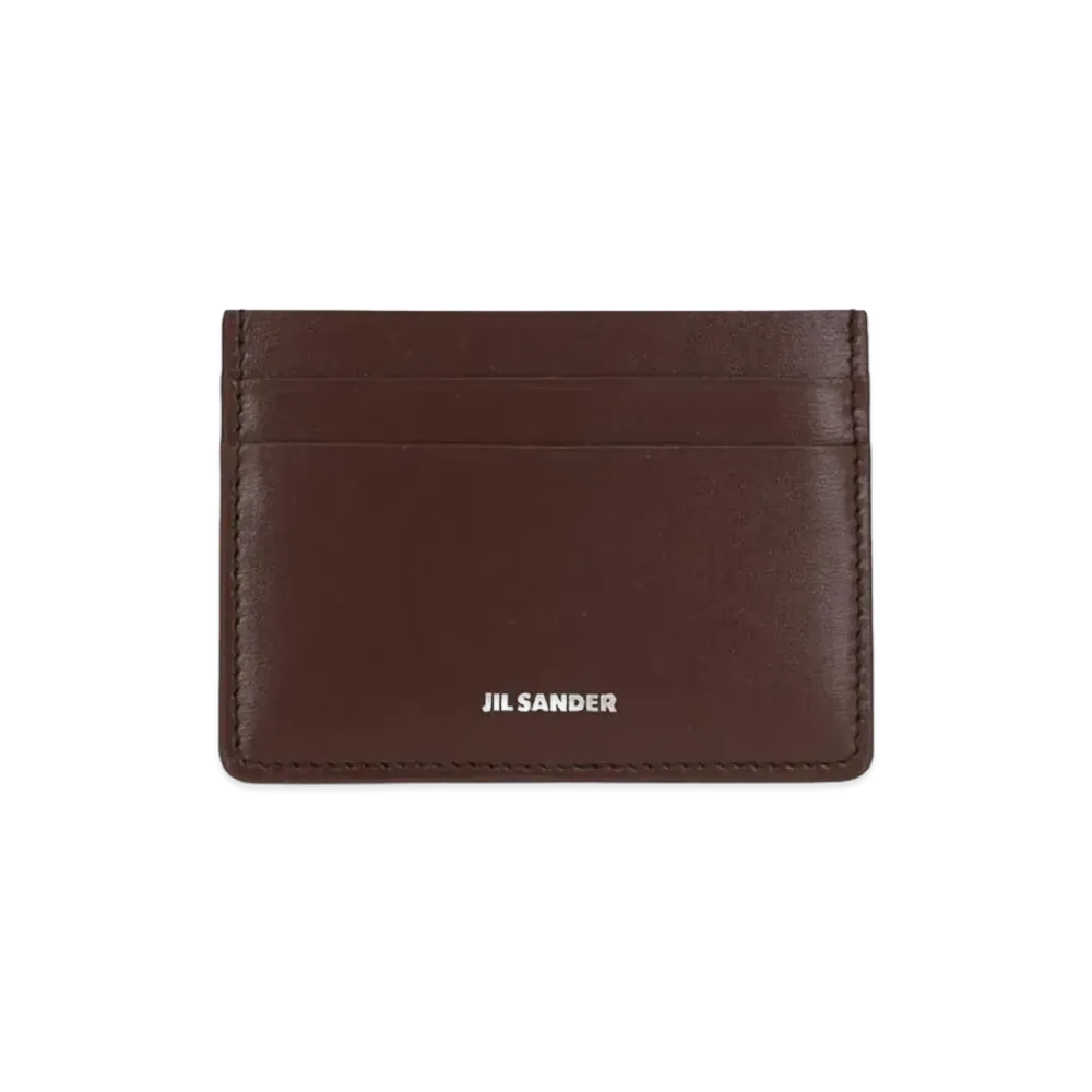 Jil Sander Women's Card Holder "Dark Red"
