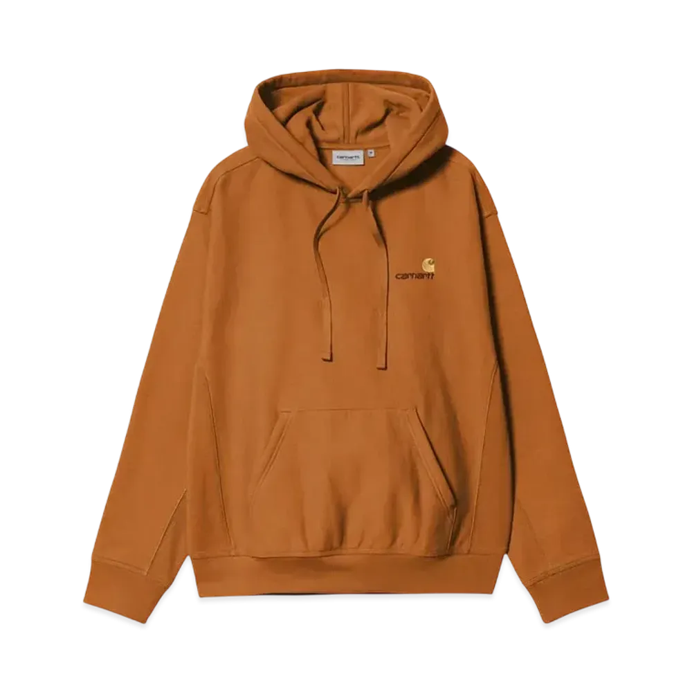 Carhartt WIP Hooded American Script Sweat "Sienna"