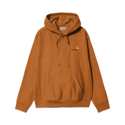 Carhartt WIP Hooded American Script Sweat "Sienna"