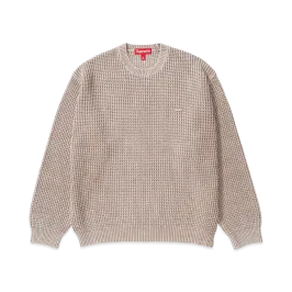 Supreme Washed Small Box Waffle Sweater Supreme Washed Small Box Waffle Sweater