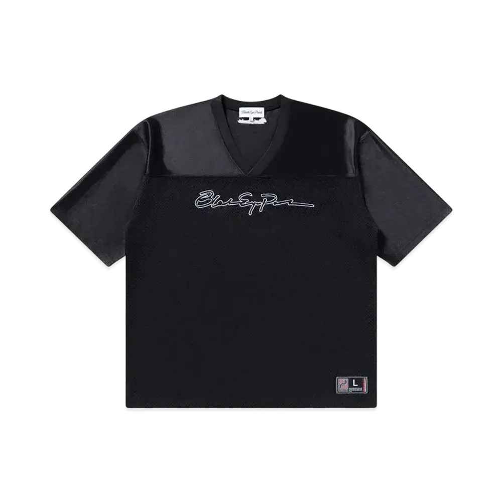BlackEyePatch Sloppy Script Hockey Jersey "Black"