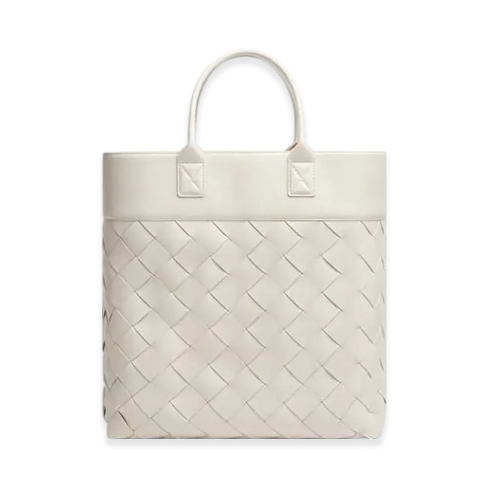 Bottega Veneta Maxi Intreccio Tote "Mist"