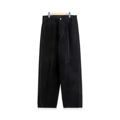 COMOLI Corduroy Work Pants "Black"