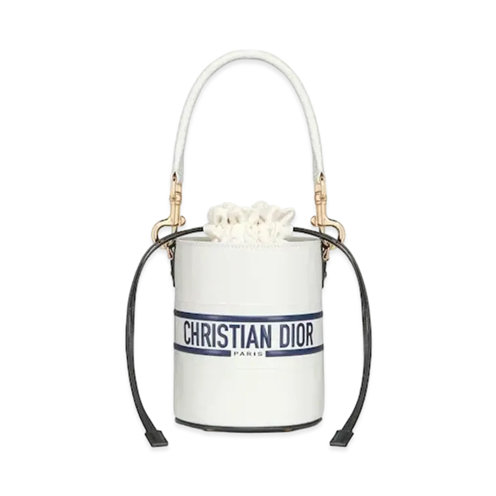 Dior Vibe Small Bucket Bag Smooth Calfskin "White"