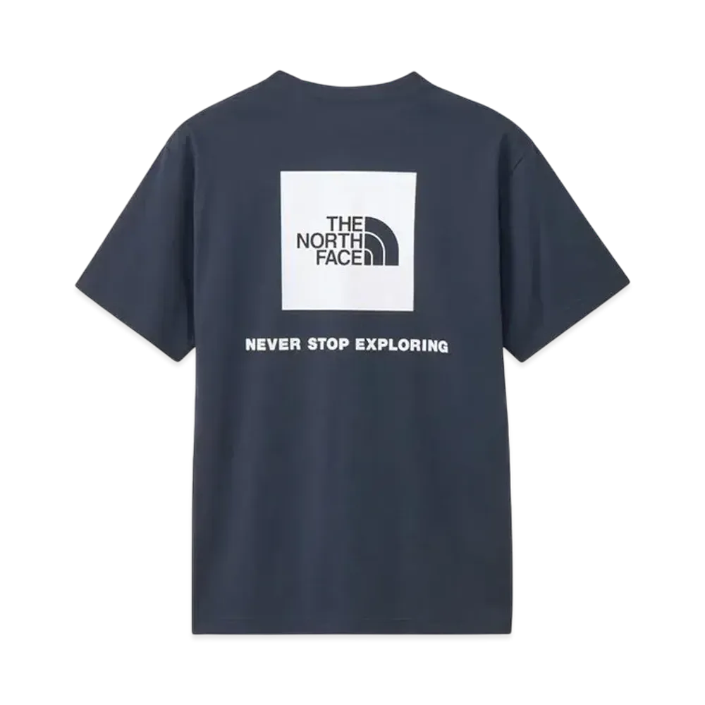 The North Face Short Sleeve Back Square Logo Tee "Urban Navy"