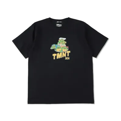 WIND AND SEA x TMNT (SEA) S/S TEE "Black"